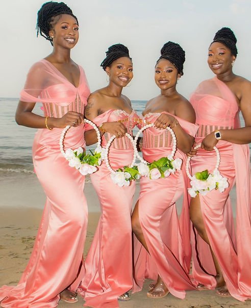 Destination wedding ceremony setup in an elegant setting