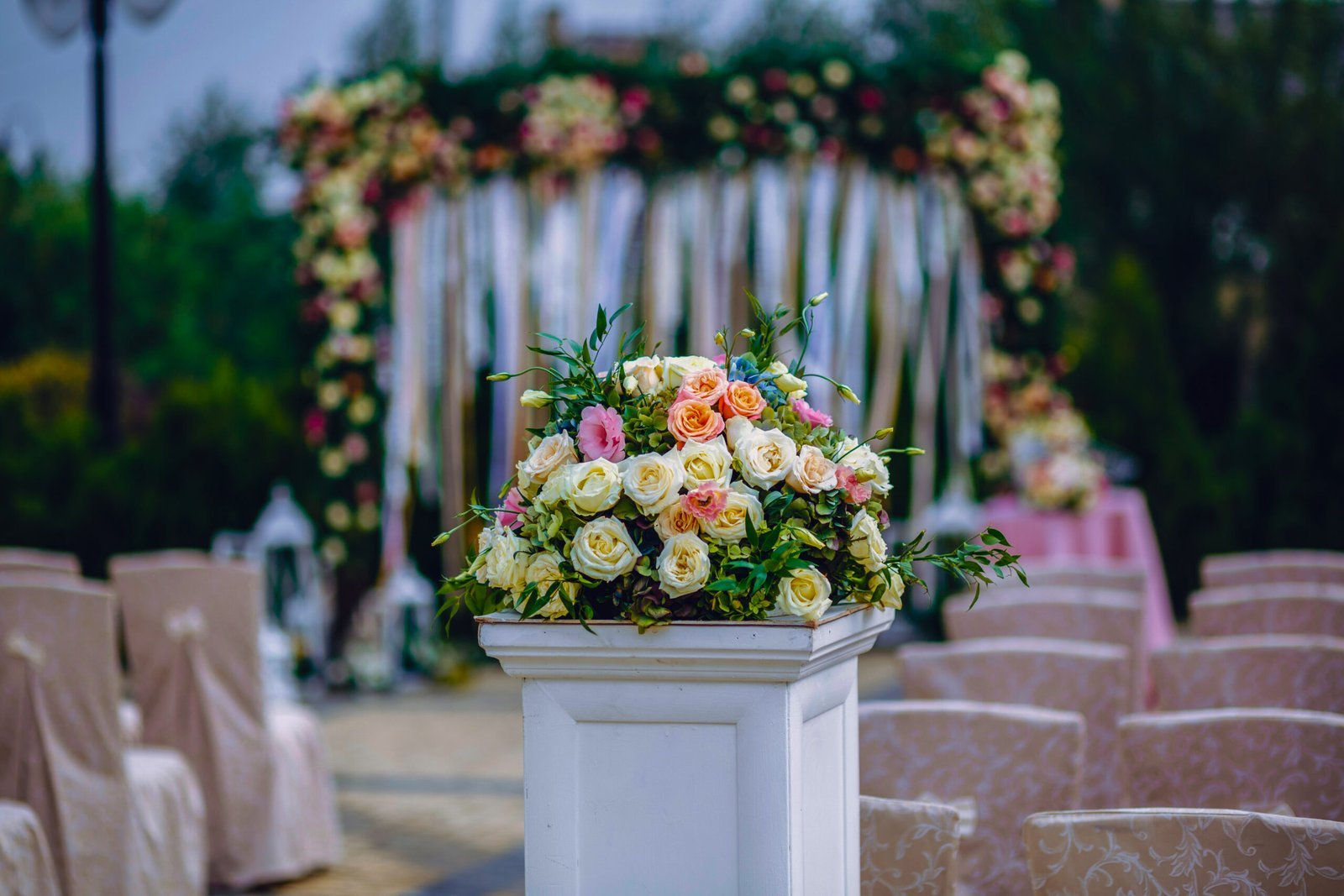 Elegant event setup with thoughtful decor and table styling
